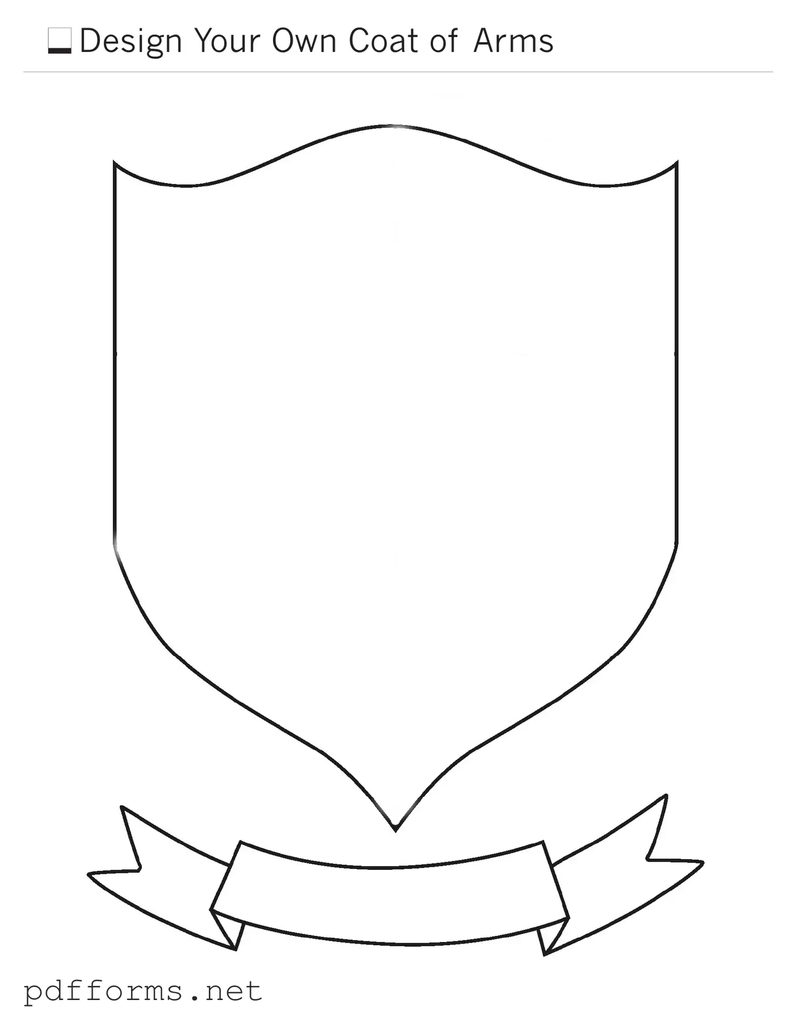 Download Coat Of Arms Template