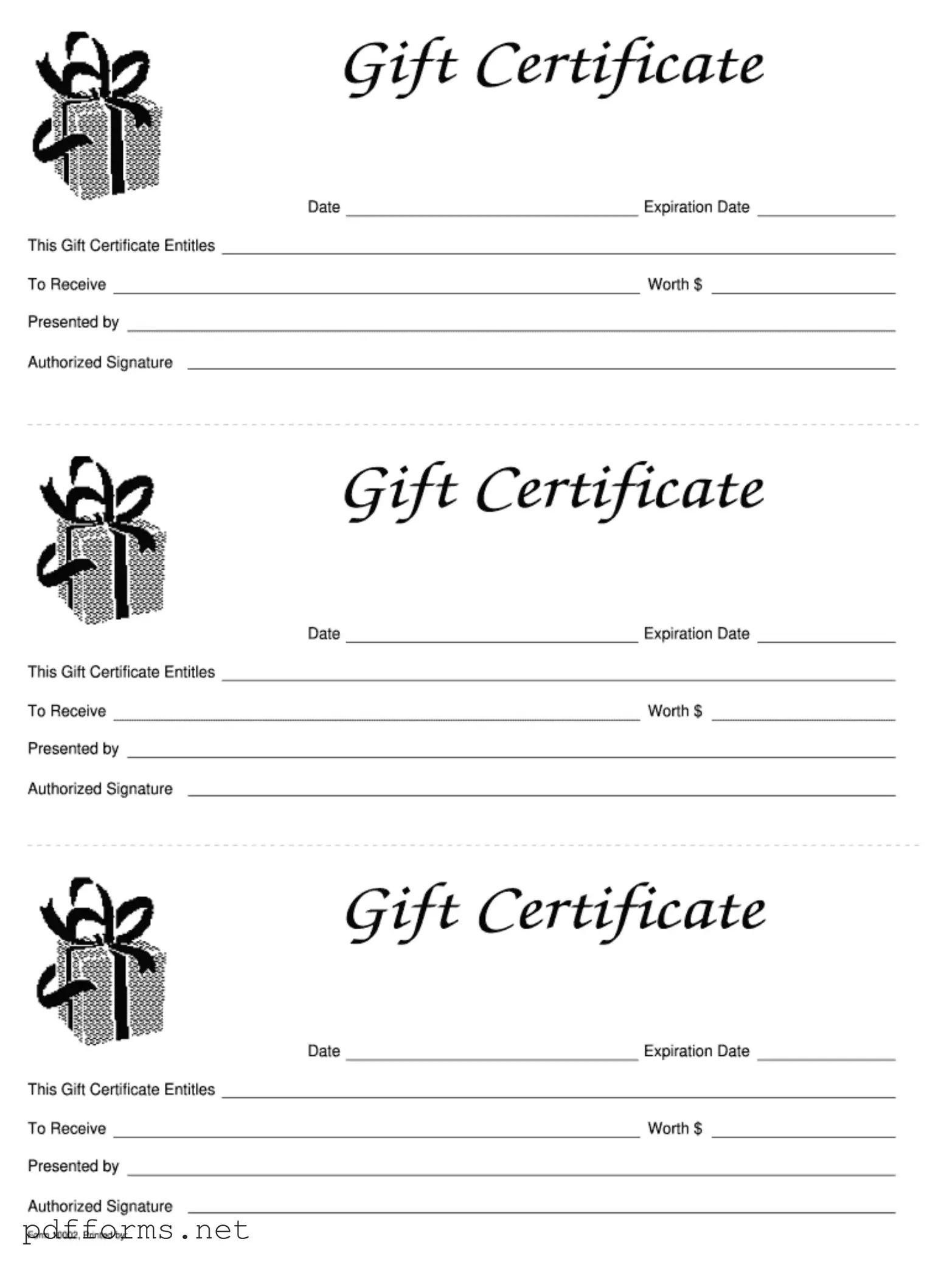 Download Gift Certificate Template