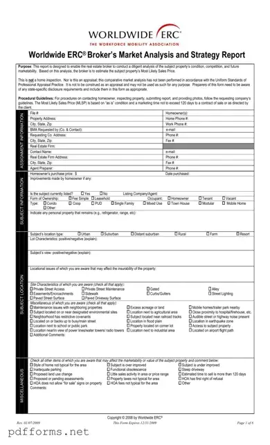 Download Erc Broker Market Analysis Template