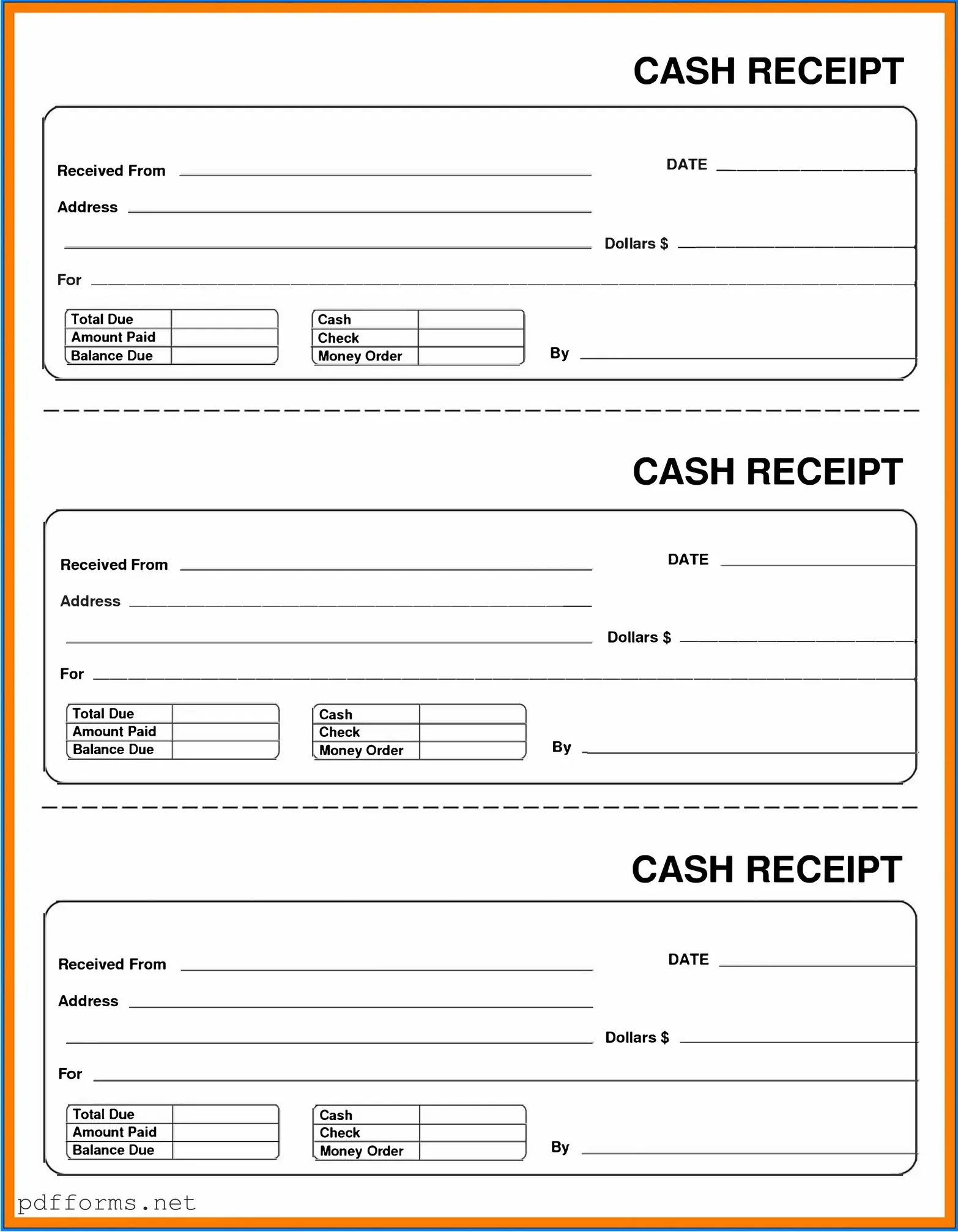 Download Cash Receipt Template