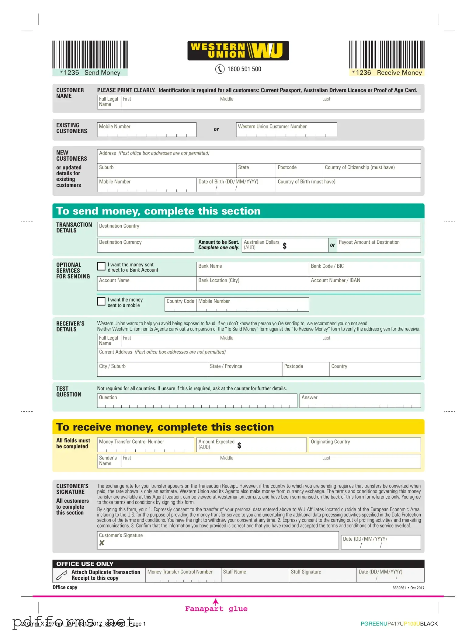 Download Western Union Template